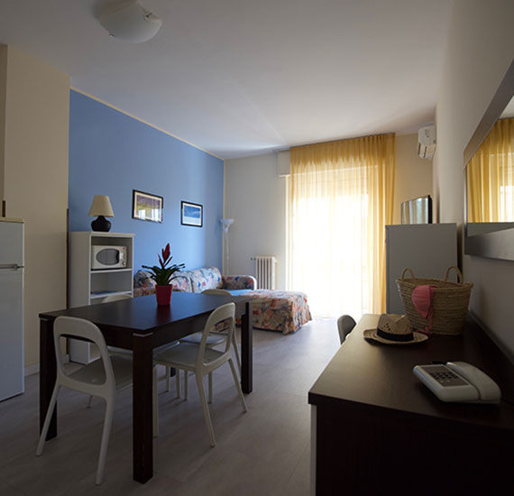 Photo of the interior of an apartment in the La Palma Residence