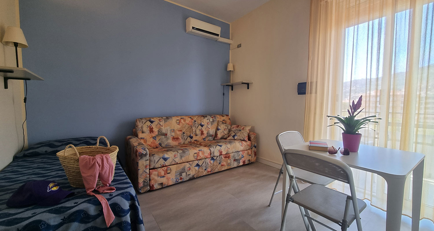 Intérieur de l'appartement A2 de la résidence La Palma