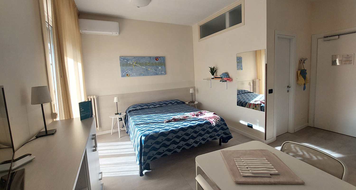 Innenbereich der Einraum-Appartement A2 in der Residenz La Palma