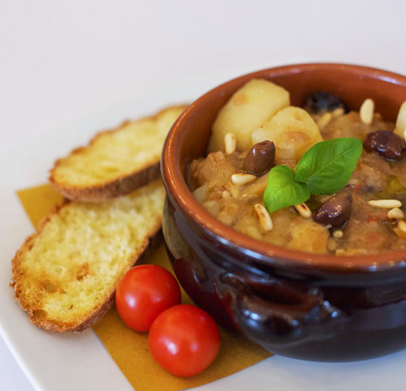 Foto dettaglio di un piatto del Ristorante La Palma