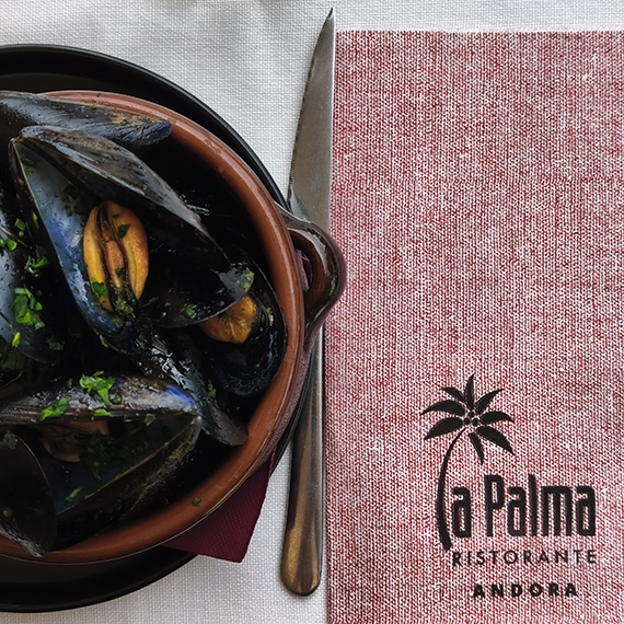 Détail photo d'un plat du restaurant La Palma