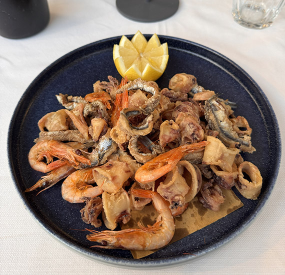 Foto dettaglio di un piatto del Ristorante La Palma